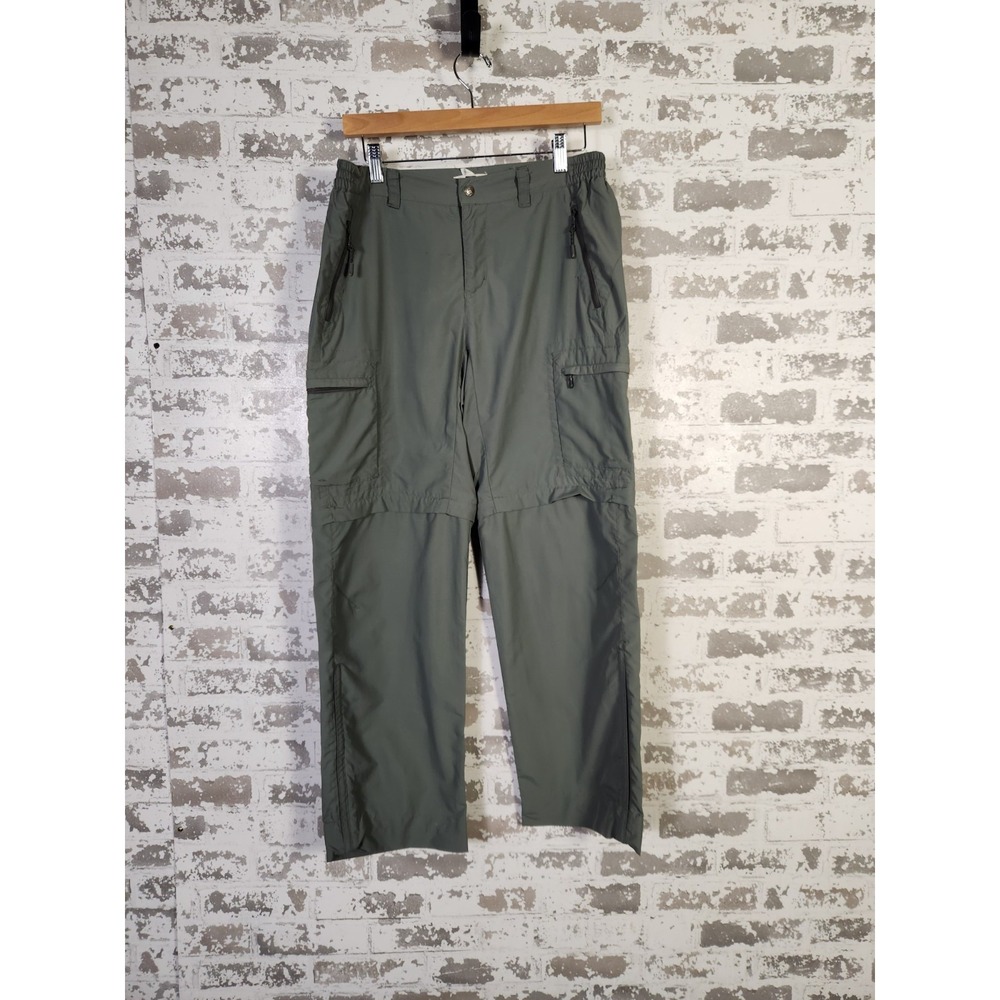 REI Co-op Sahara Convertible Pants Womens 8 Green Hiking Zip Off Gorpcore Cargo